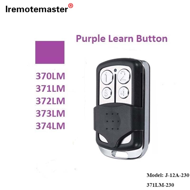 Airson 370LM, 371LM, 372LM, 373LM, 374LM Putan Ionnsachaidh Purpaidh 315MHz